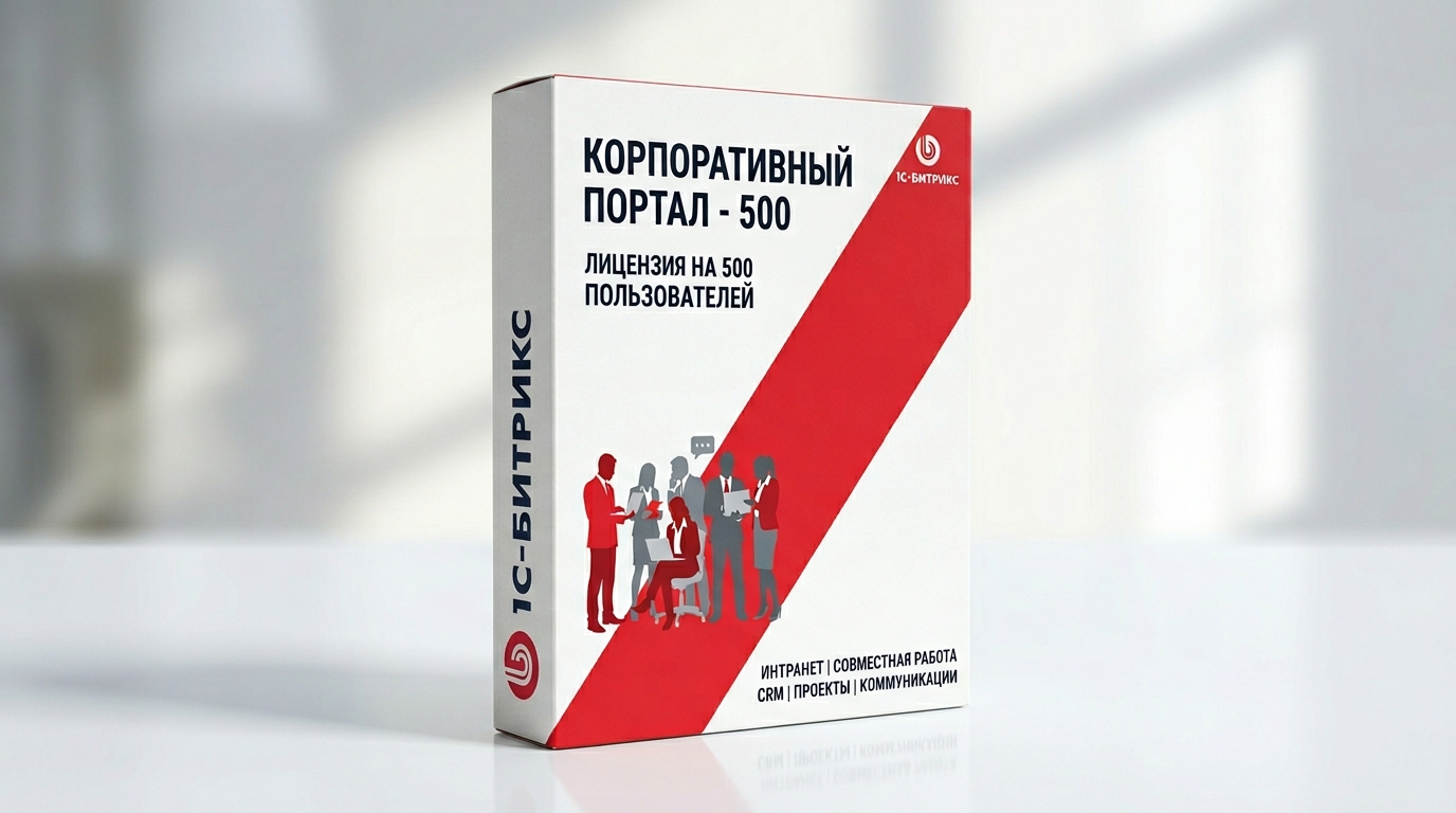 1С-Битрикс24 - Лицензия Корпоративный портал - 500