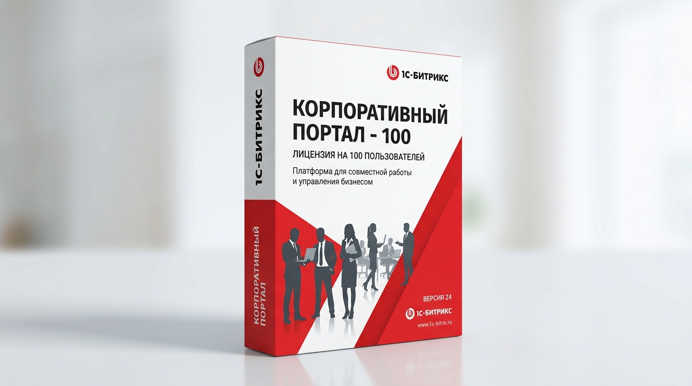 1С-Битрикс24 - Лицензия Корпоративный портал - 100